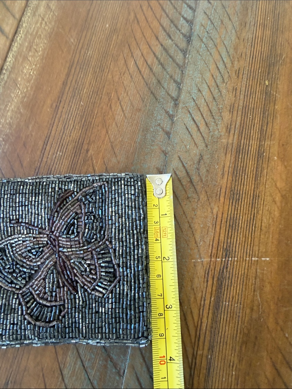 Women’s Vintage Liz Claiborne Beaded Bag Butterfly Wristlet Clutch New NWT - Picture 7 of 7